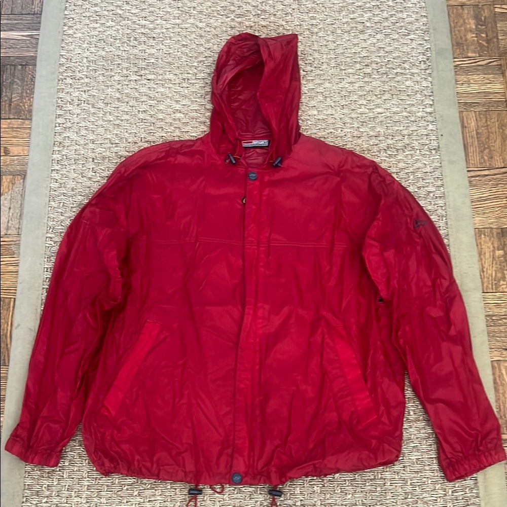Red Hooded Jacket
